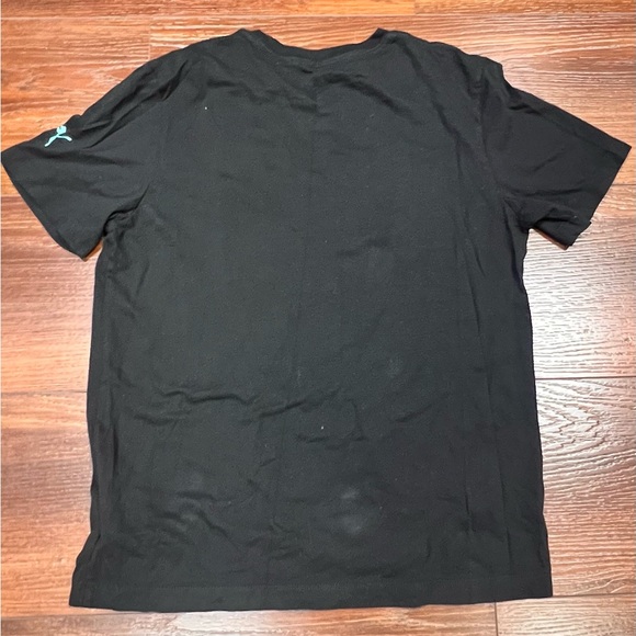 Puma Shirt Youth Size M Black Teal Tee Short Sleeve Kids Graphic Boys Kid - Picture 5 of 11